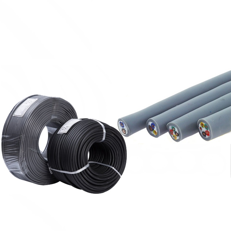 柔性坦克鏈TRVV耐油耐酸耐彎折耐磨拖鏈電源線